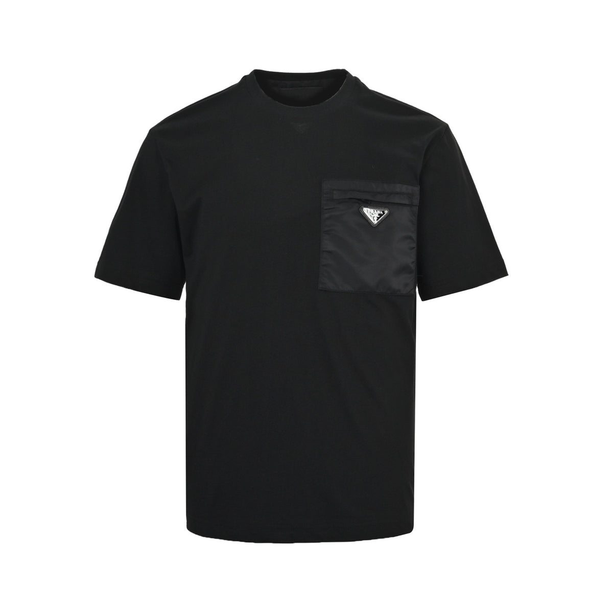 Prada 25ss triangle logo nylon pocket short sleeves
