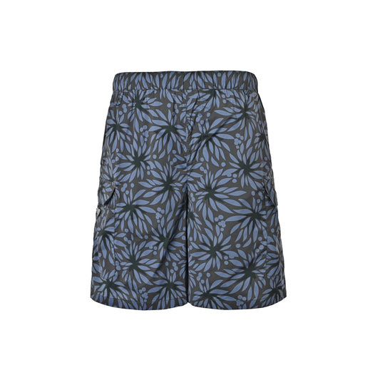 Prada floral digital print nylon shorts