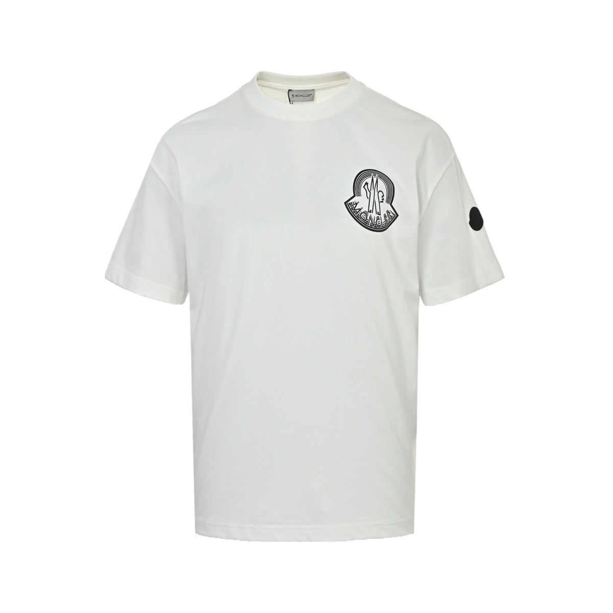 Moncler/mask ghosting logo print short sleeves