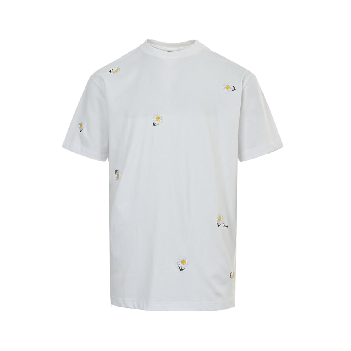 Dior full body daisy embroidered short sleeves