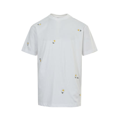 Dior full body daisy embroidered short sleeves