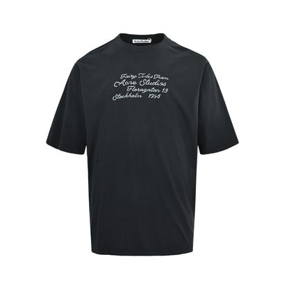 Acne Studios cursive lettering print short sleeves