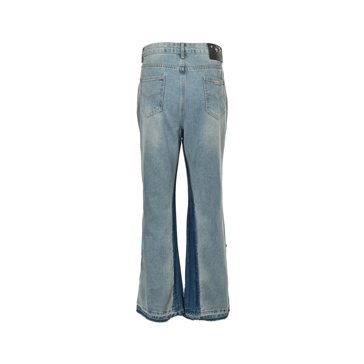 Chrome Hearts/Chrome Heart cross patch embroidered washed jeans