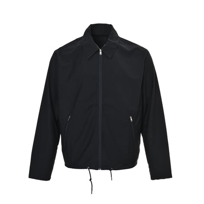 Prada solid color wool lapel short jacket