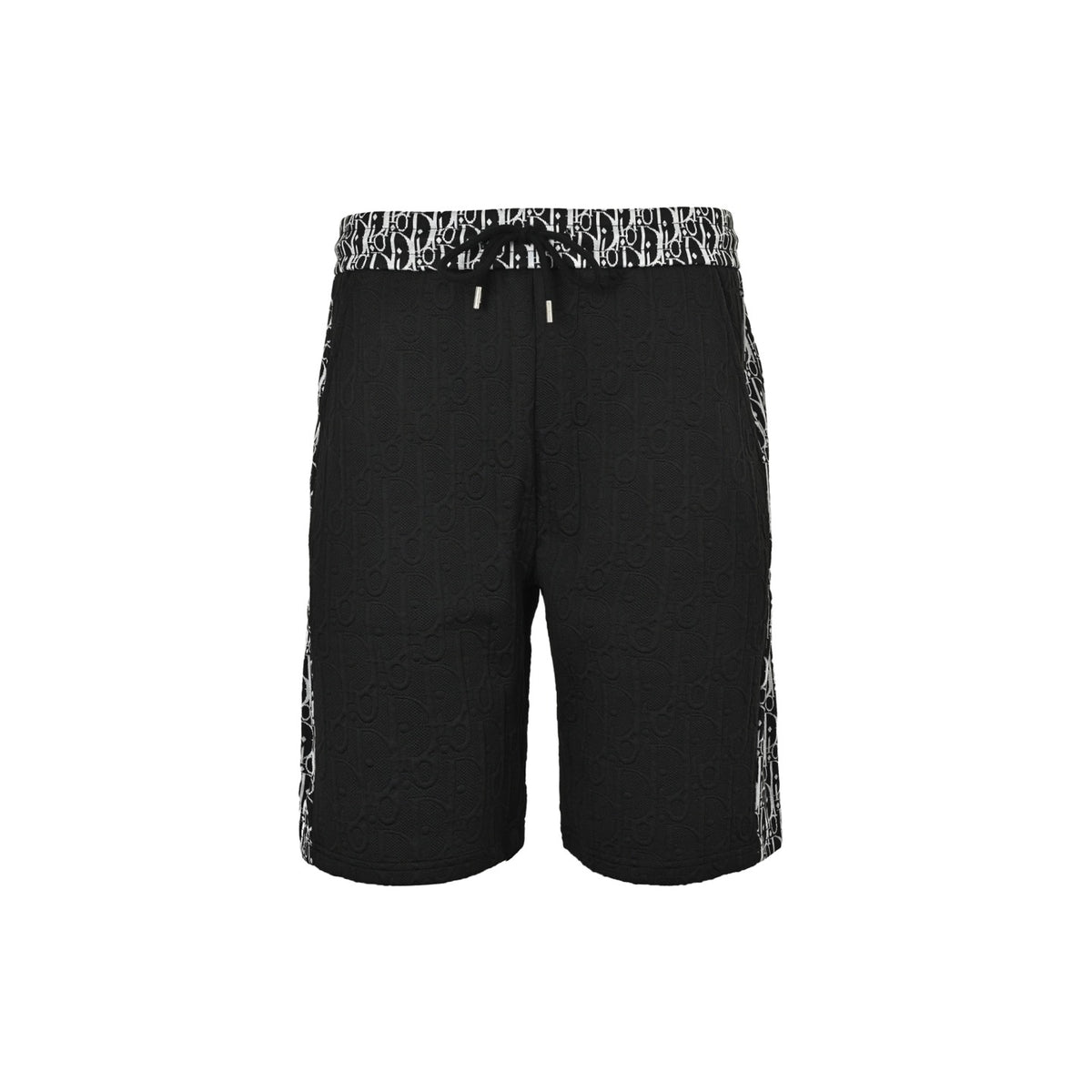 Dior dark pattern old flower jacquard web shorts
