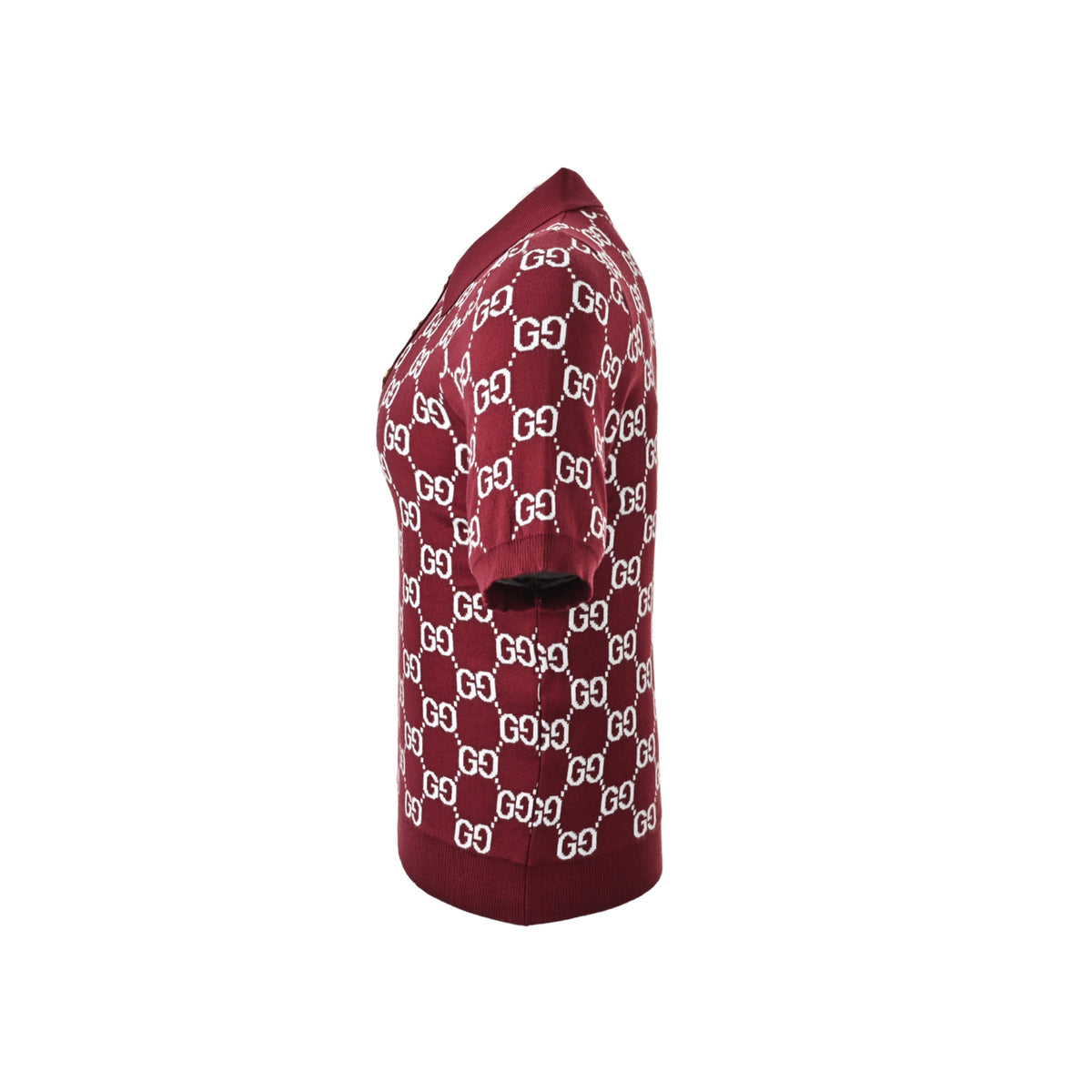 Gucci all-over jacquard knitted POLO short sleeves