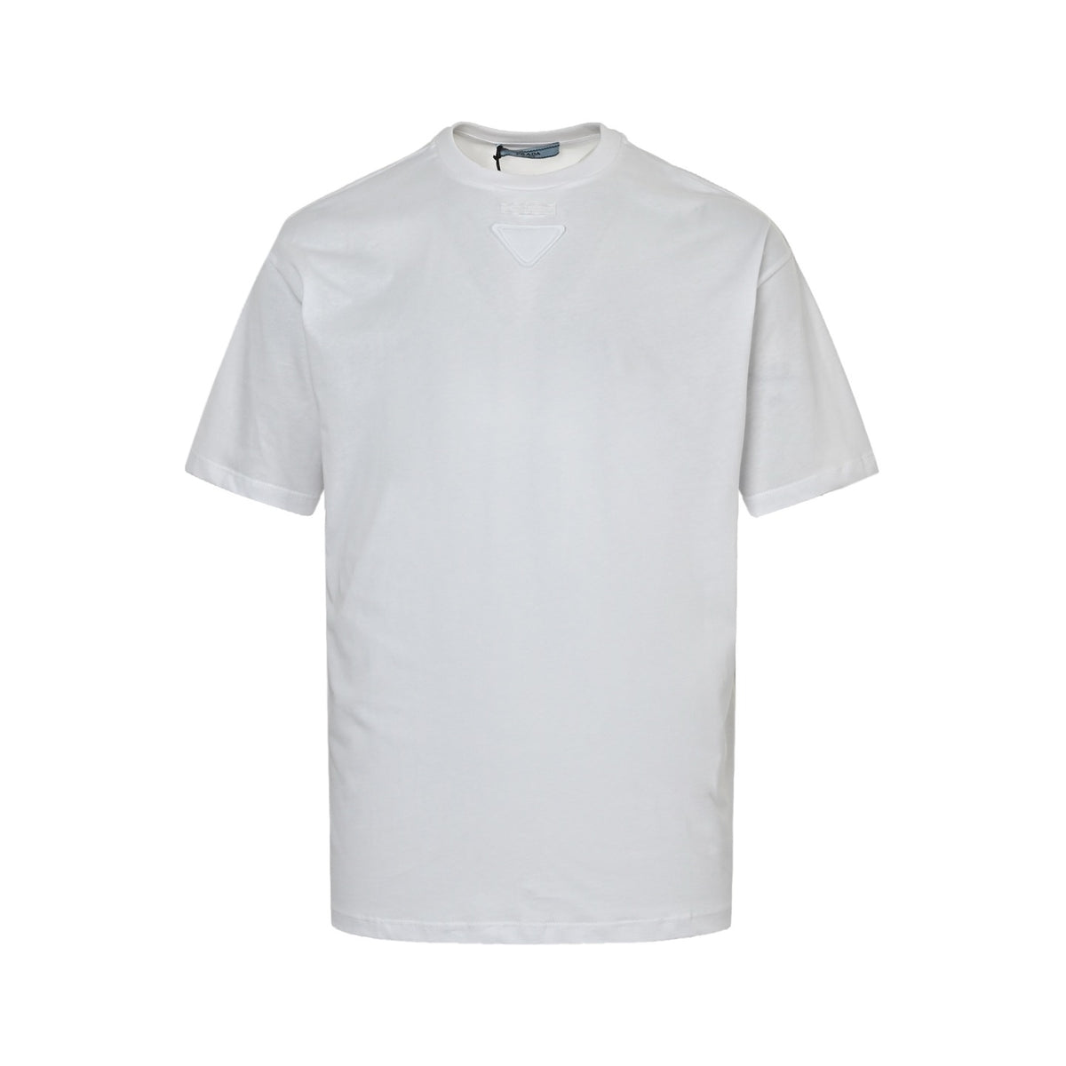 Prada 25ss short sleeves with triangle cloth label on the chest
