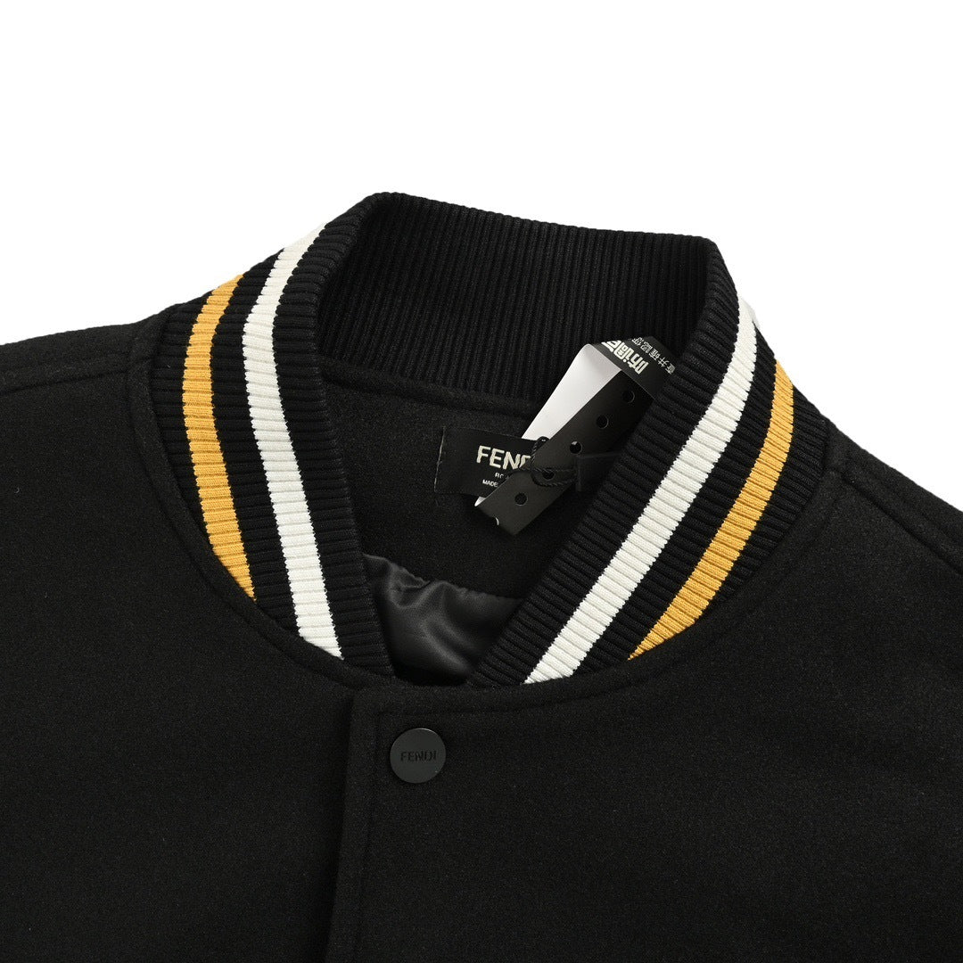 Fendi 24Fw little monster eyes baseball jacket