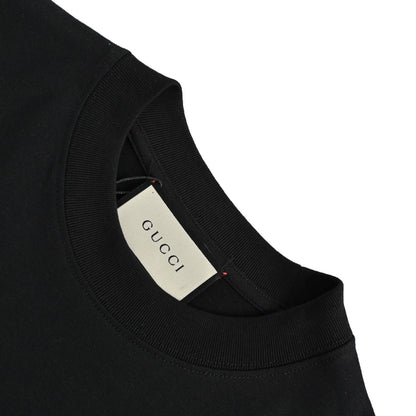 Gucci 23ss presbyopia rabbit patch embroidered short sleeves