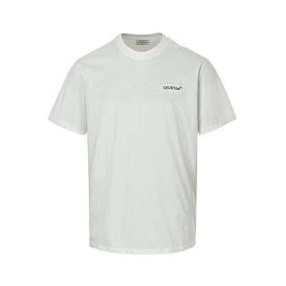 OFF WHITE CO VIRGIL gradient intertwined arrow print short sleeves