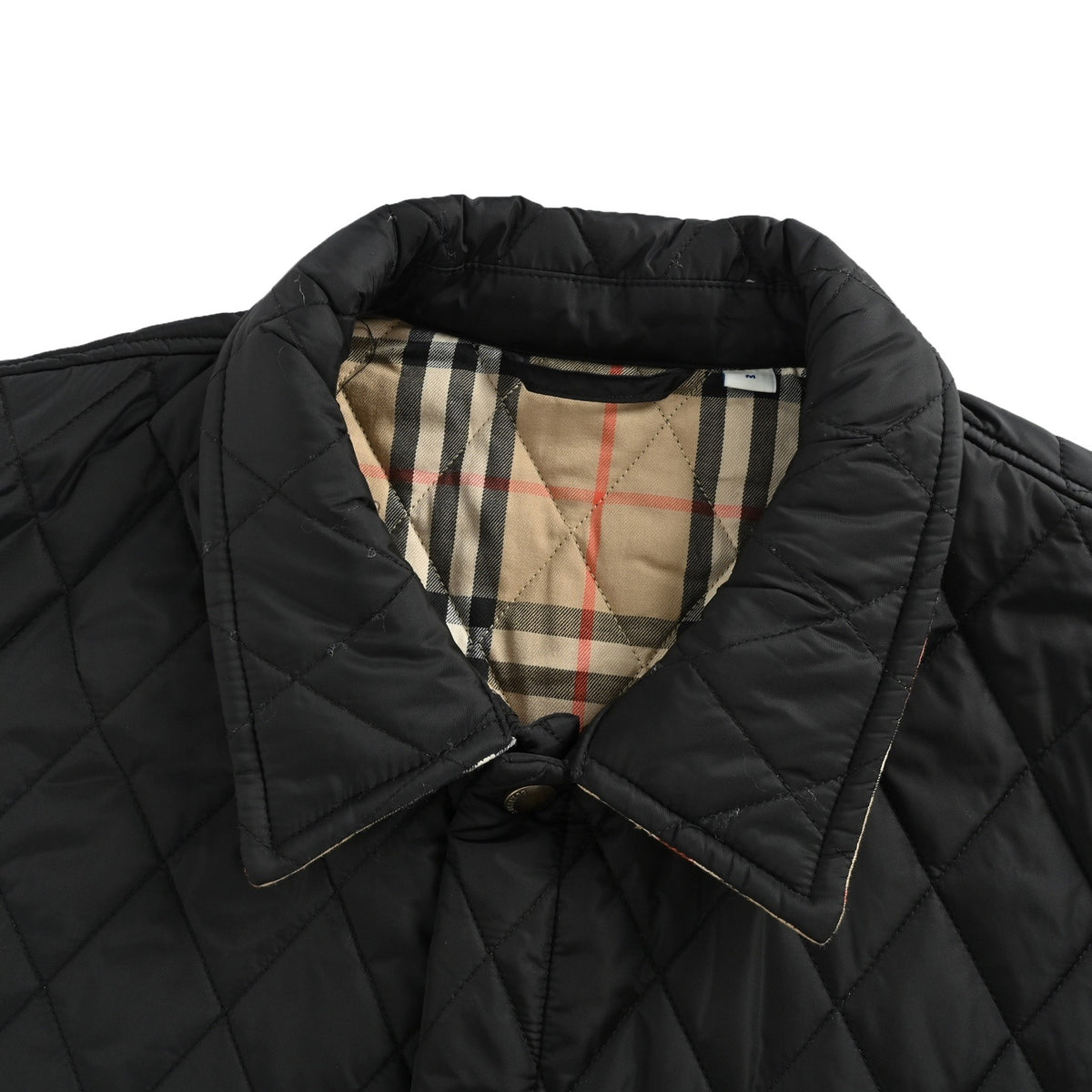 Burberry solid color quilted pocket rhombus cotton jacket