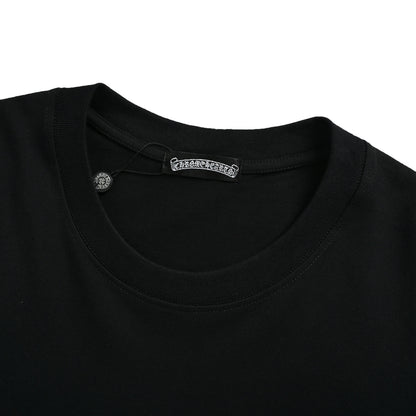 Chrome Hearts Pink Stroke Horseshoe Print Short Sleeves