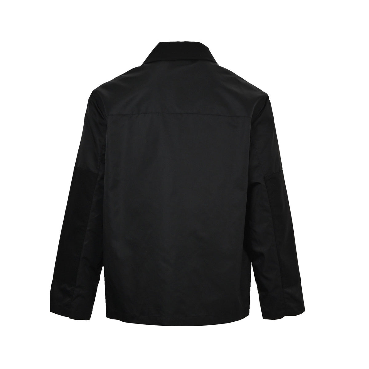Prada spliced ​​flap pocket nylon jacket