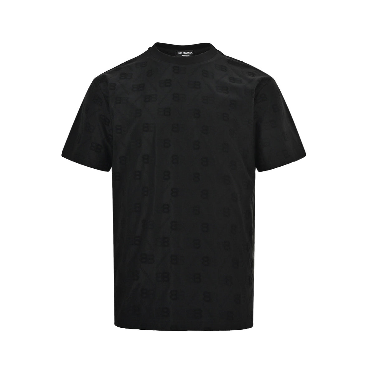 Balenciaga 26ss all-over presbyopia jacquard short sleeves