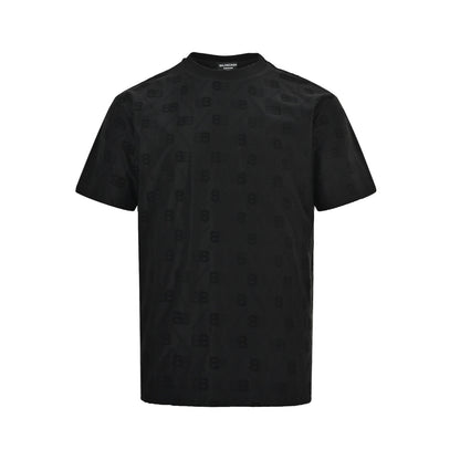 Balenciaga 26ss all-over presbyopia jacquard short sleeves