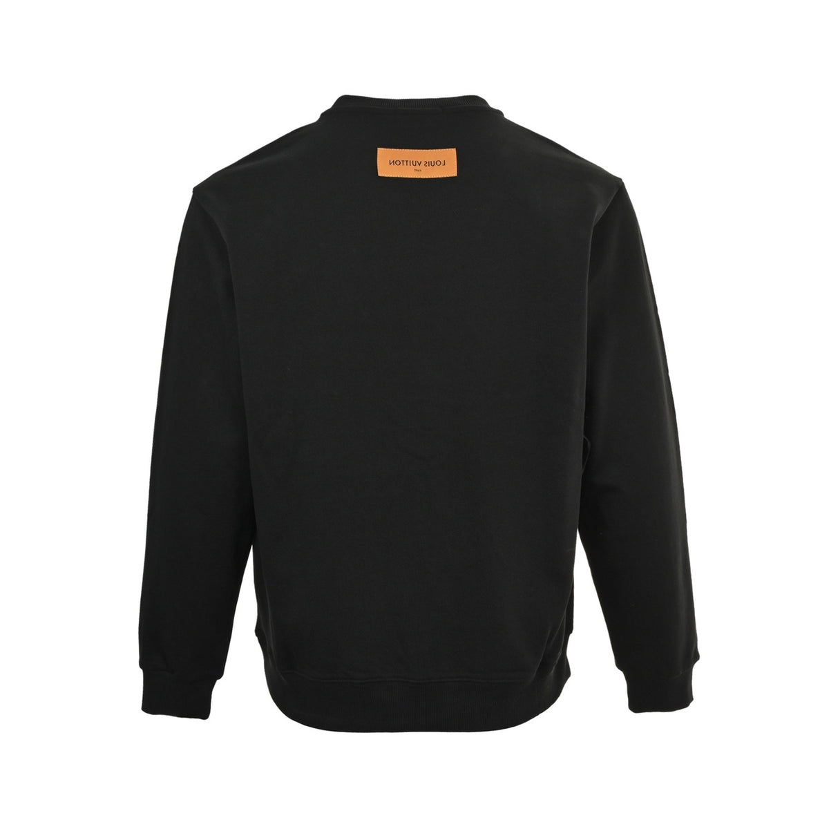 Louis Vuitton 25Fw contrasting color four-flower embroidery crew neck sweatshirt