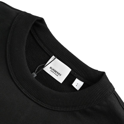 Burberry 22Fw patch label crew neck sweatshirt