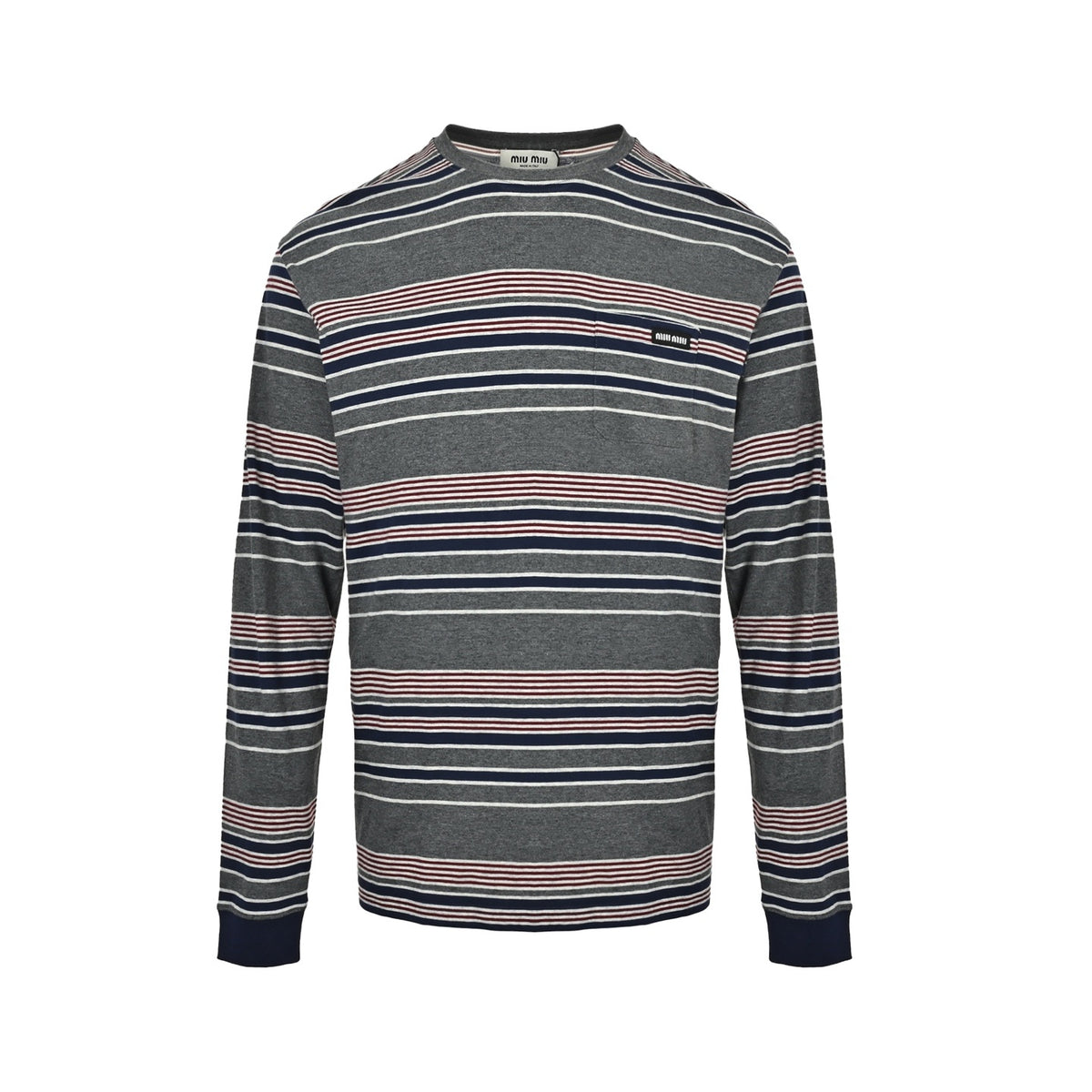 Miu Miu 25Fw Automne Striped Long Sleeve