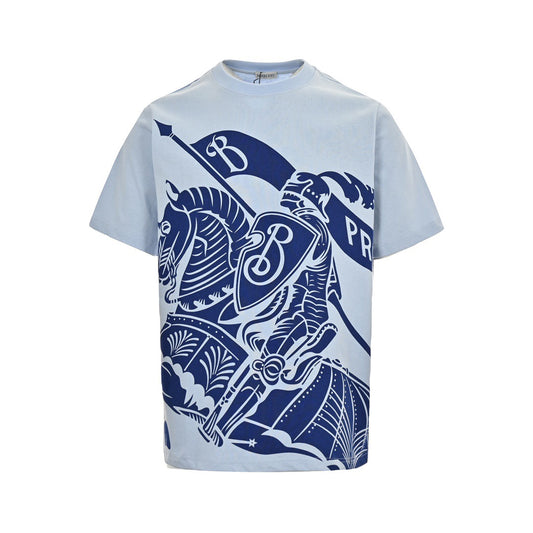 Burberry 24ss knight war horse printed short sleeves