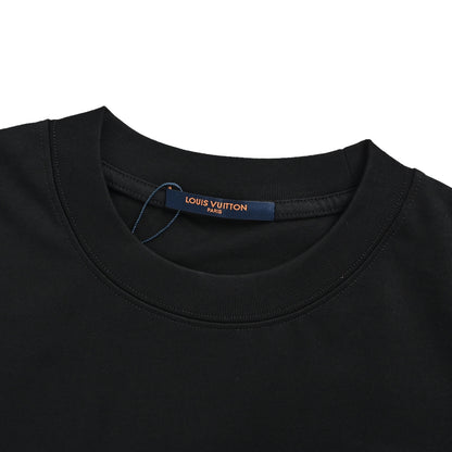 Louis Vuitton inkjet presbyopic line logo embroidered short sleeves