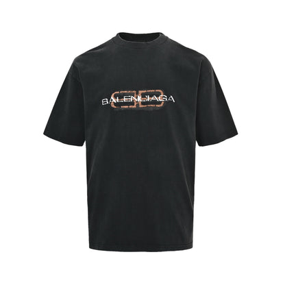 Balenciaga BB ICON printed short sleeves