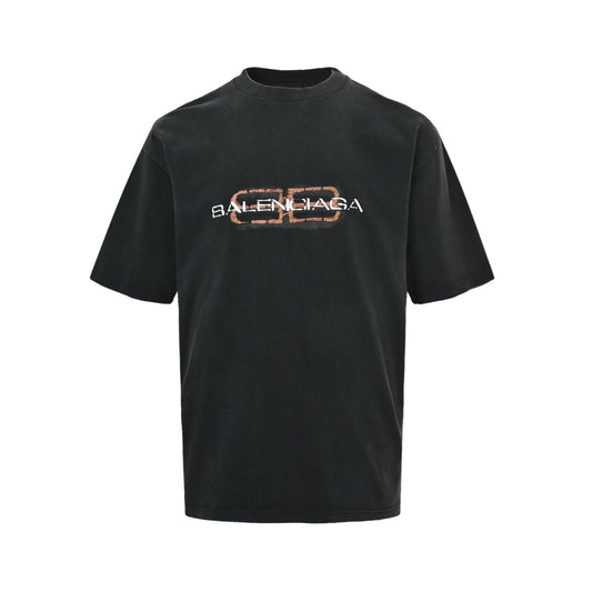Balenciaga BB ICON printed short sleeves