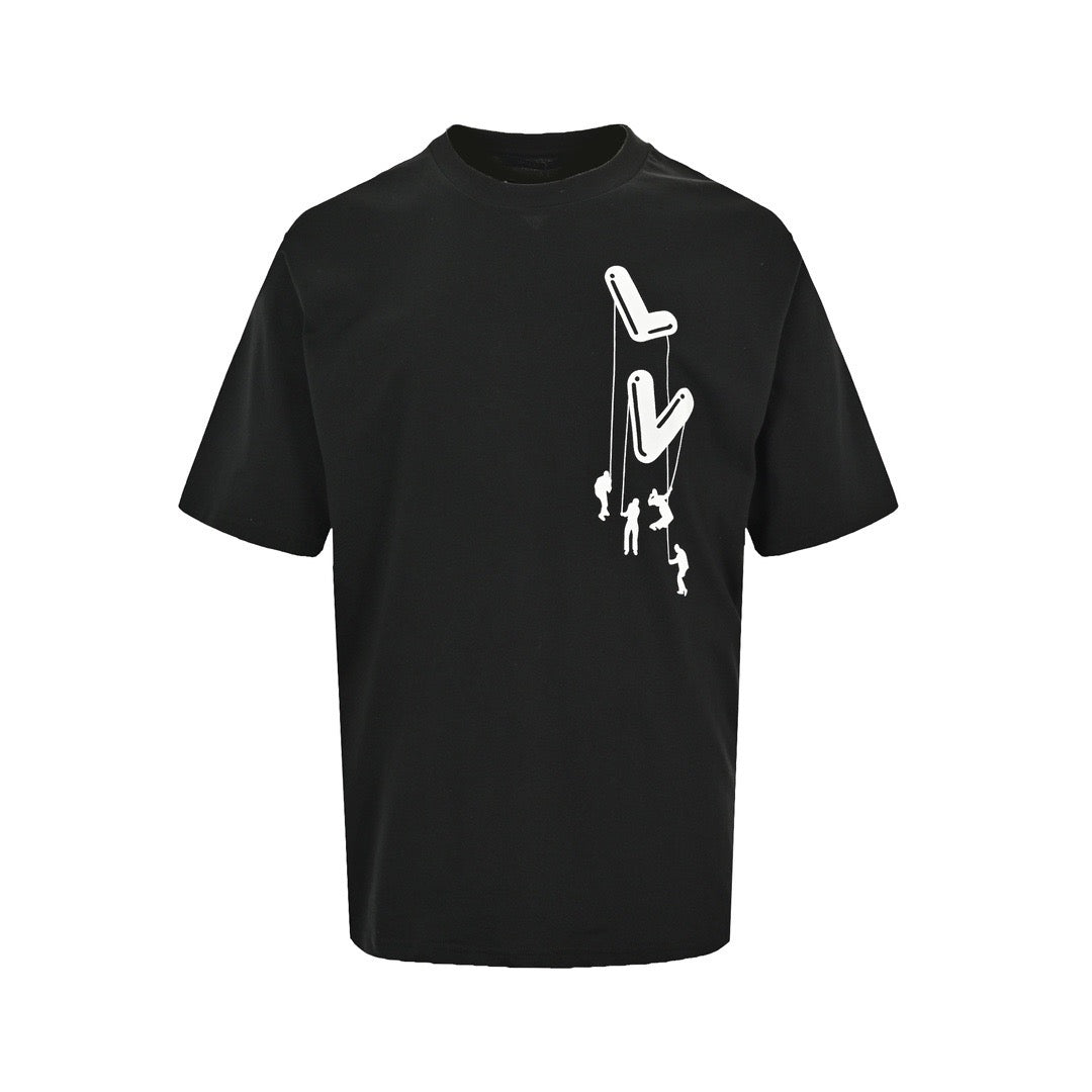 Louis Vuitton 21ss paratrooper print short sleeves