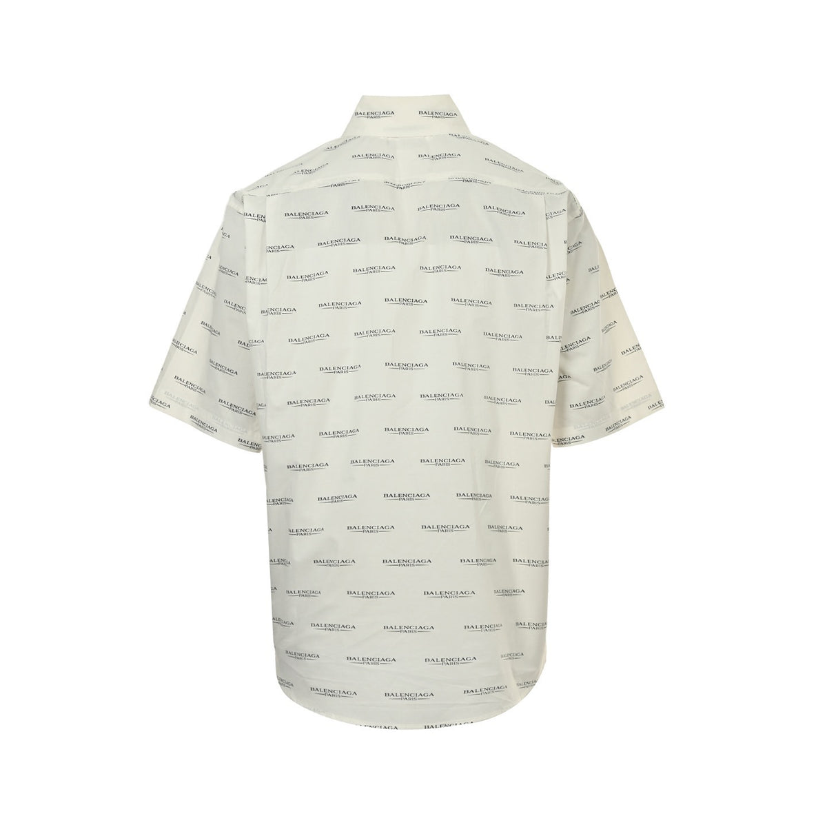 Balenciaga/Balanciaga 25ss all-over letter logo short-sleeved shirt