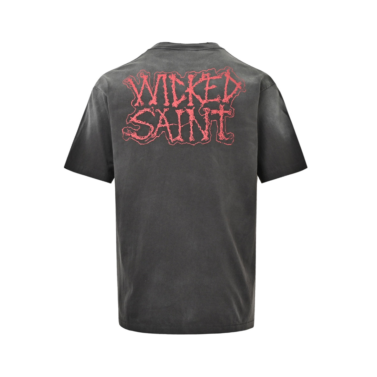 SAINT MICHAEL skull devil angel print short sleeves
