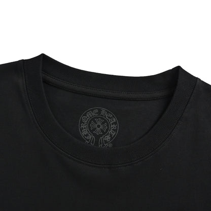 Chrome Hearts/Chrome Heart Cross Printed Short Sleeves at the Hem
