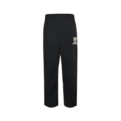 Louis Vuitton & TYLER LV monogram floral embroidered patchwork trousers