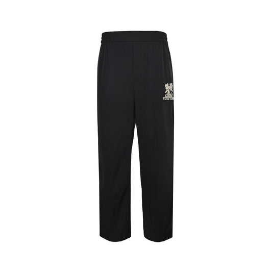 Louis Vuitton & TYLER LV monogram floral embroidered patchwork trousers