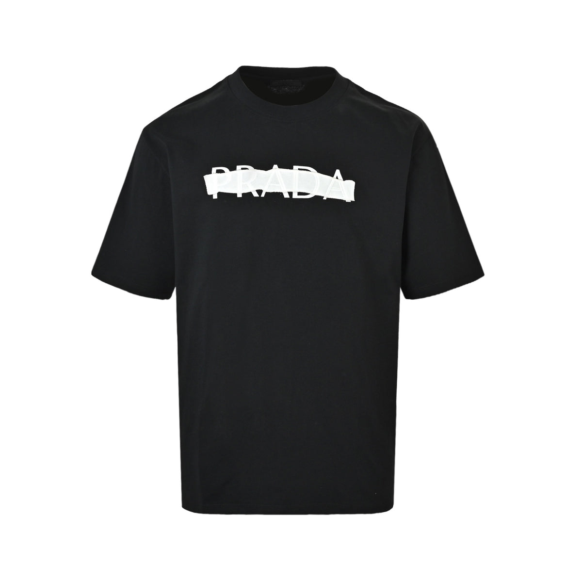 Prada patch embroidered letter short sleeves