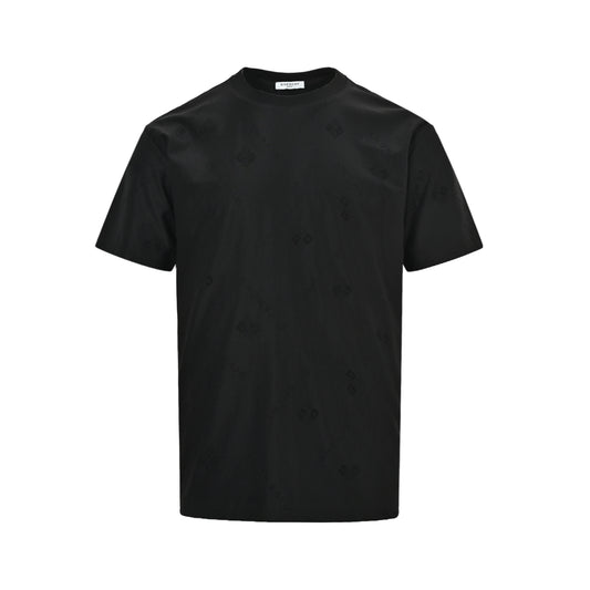 GIVENCHY 26ss all-over presbyopia jacquard short sleeves