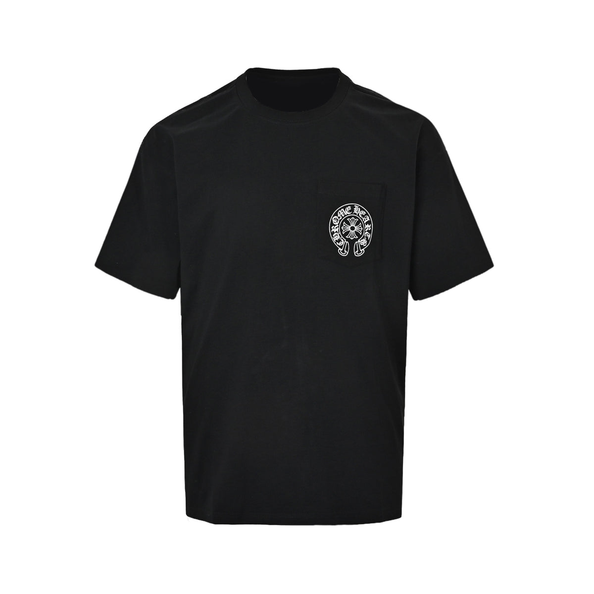 Chrome Hearts/Chrome Heart short sleeves with logo printed all over the back
