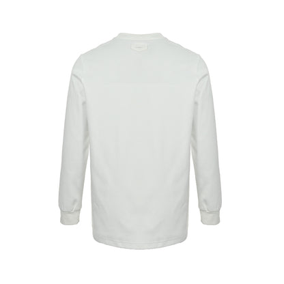 GIVENCHY 25Fw palace letter logo embroidered long-sleeved T-shirt