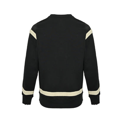 Loewe/Luo Yiwei embroidered logo braided webbing crew neck sweatshirt