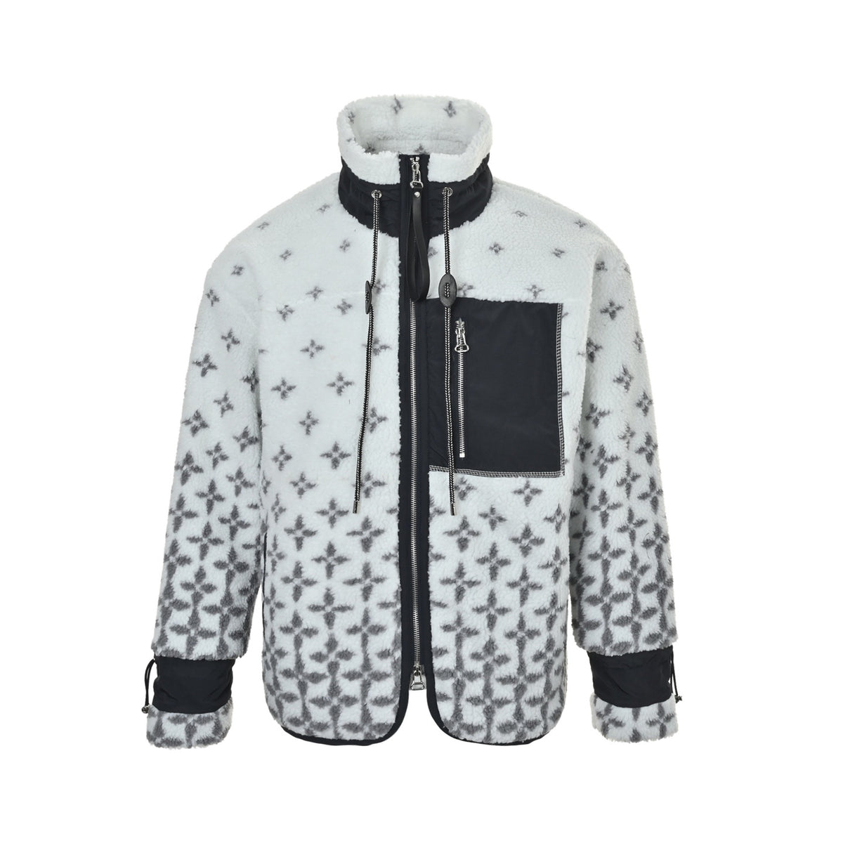 Louis Vuitton Presbyopic Gradient Printed Lamb Wool Jacket