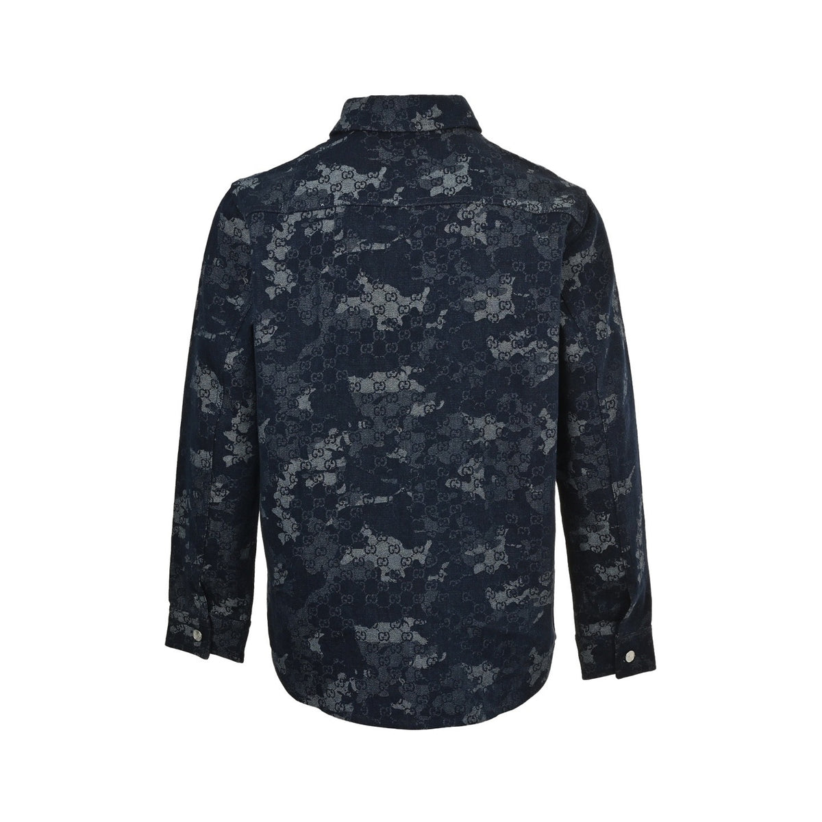 Gucci 25Fw marble old flower jacquard denim jacket