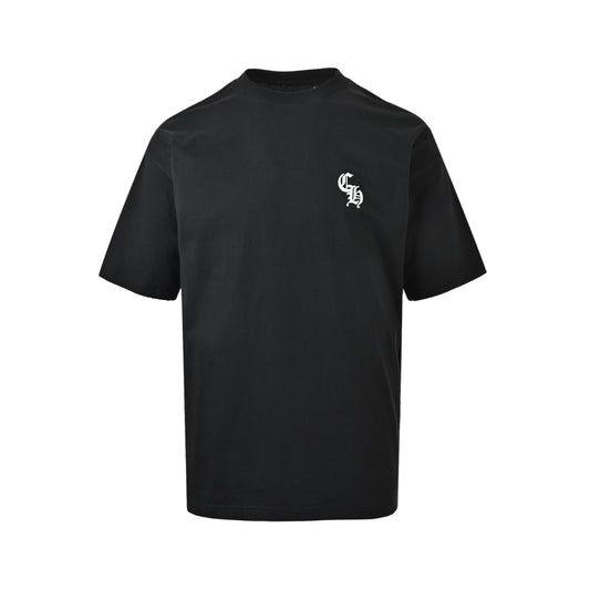 Chrome Hearts/Chrome Heart Gothic simple letter print short sleeves