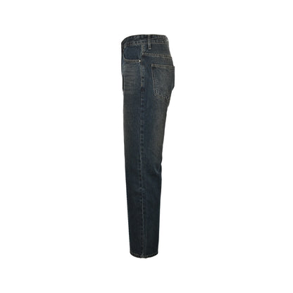 Louis Vuitton 23Fw tool embroidered jeans