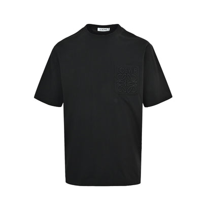 Loewe/Loewewe 26ss pocket embroidered logo short sleeves