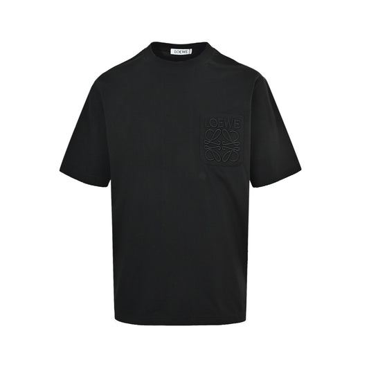 Loewe/Loewewe 26ss pocket embroidered logo short sleeves