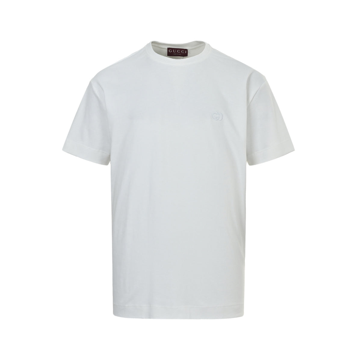 Gucci Double G interlocking embroidered short sleeves