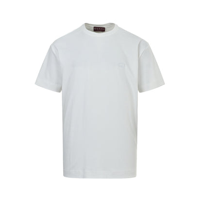 Gucci Double G interlocking embroidered short sleeves