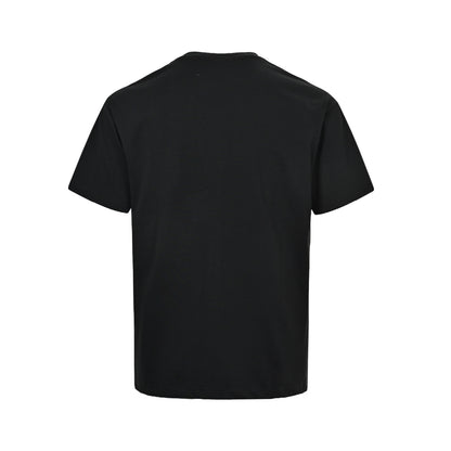 Fendi beaded embroidered letter short sleeves