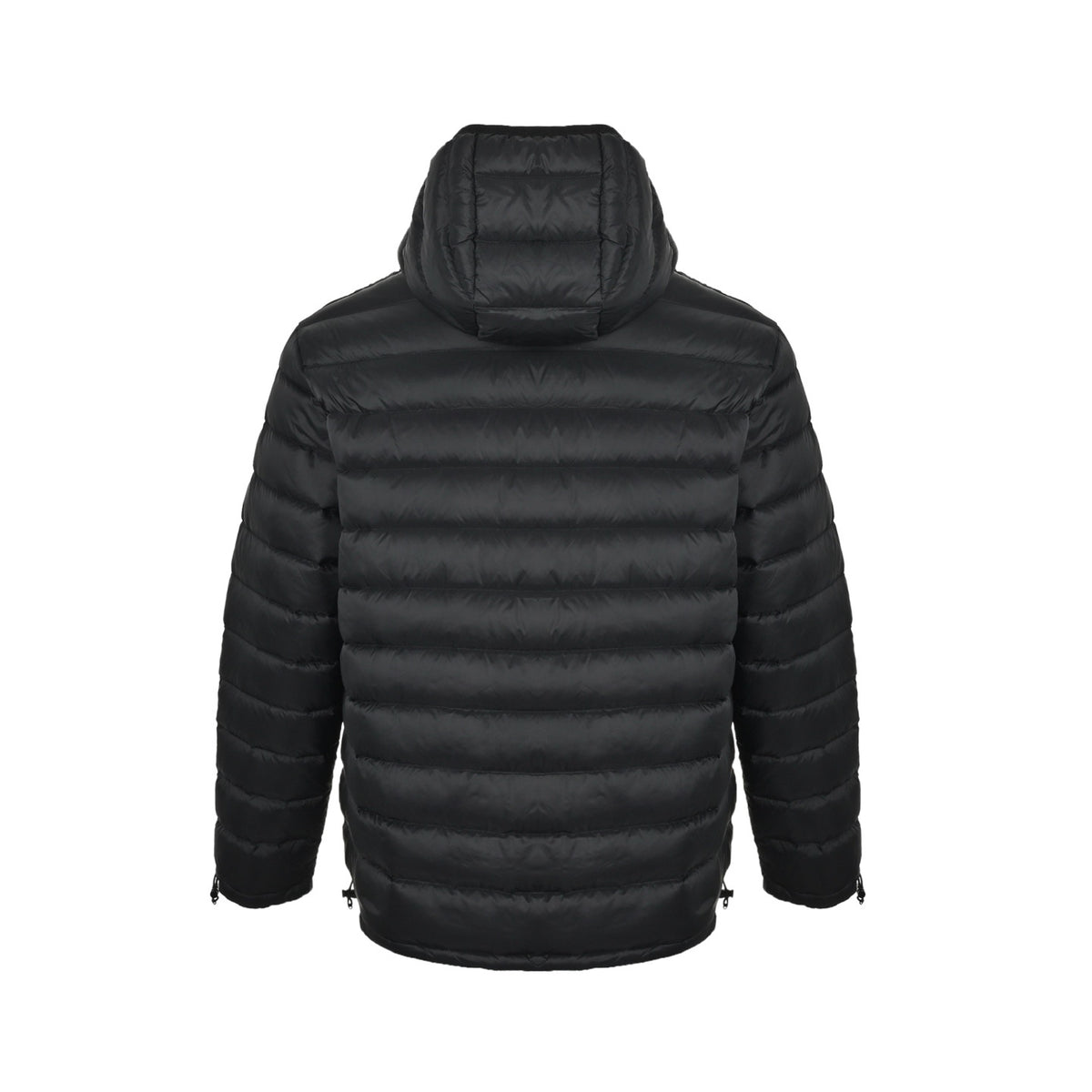 Miu Miu letter embroidered hooded down jacket