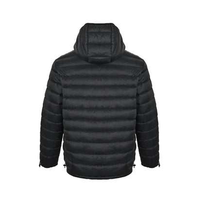 Miu Miu letter embroidered hooded down jacket