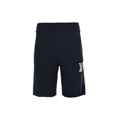 Louis Vuitton 26ss jacquard letter logo knitted shorts