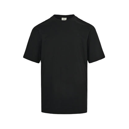SAINT LAURENT SLP small solid color logo short sleeves